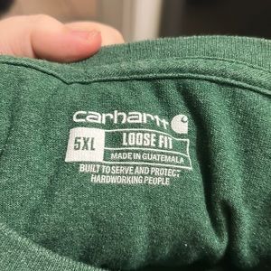 Green carhartt T-shirt